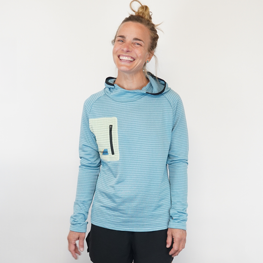 Women's Grid-Fleece Hoodie
