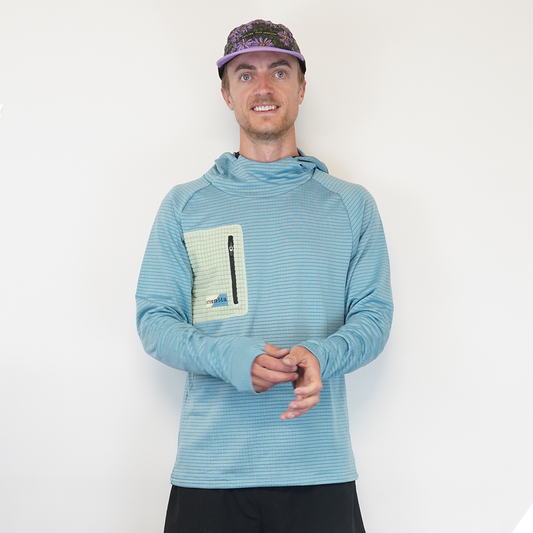 Men's Grid-Fleece Hoodie